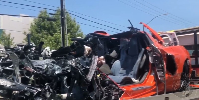 WATCH: Two Die After C8 Corvette Lands In Backyard Pool In California
